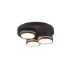 Franklin Plafonnier Luminaires Trio LED Anthracite, 3 lumières