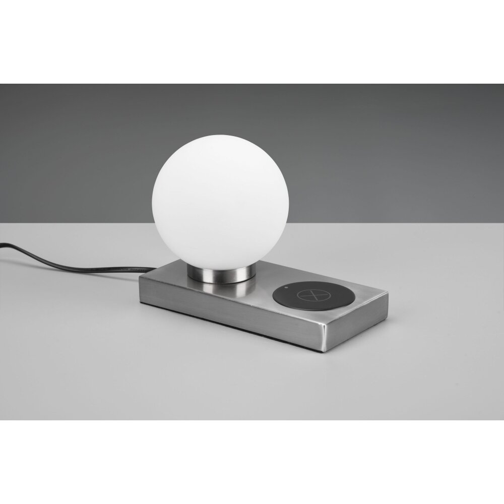 Lampe de table Reality Chloe Nickel mat, 1 lumière