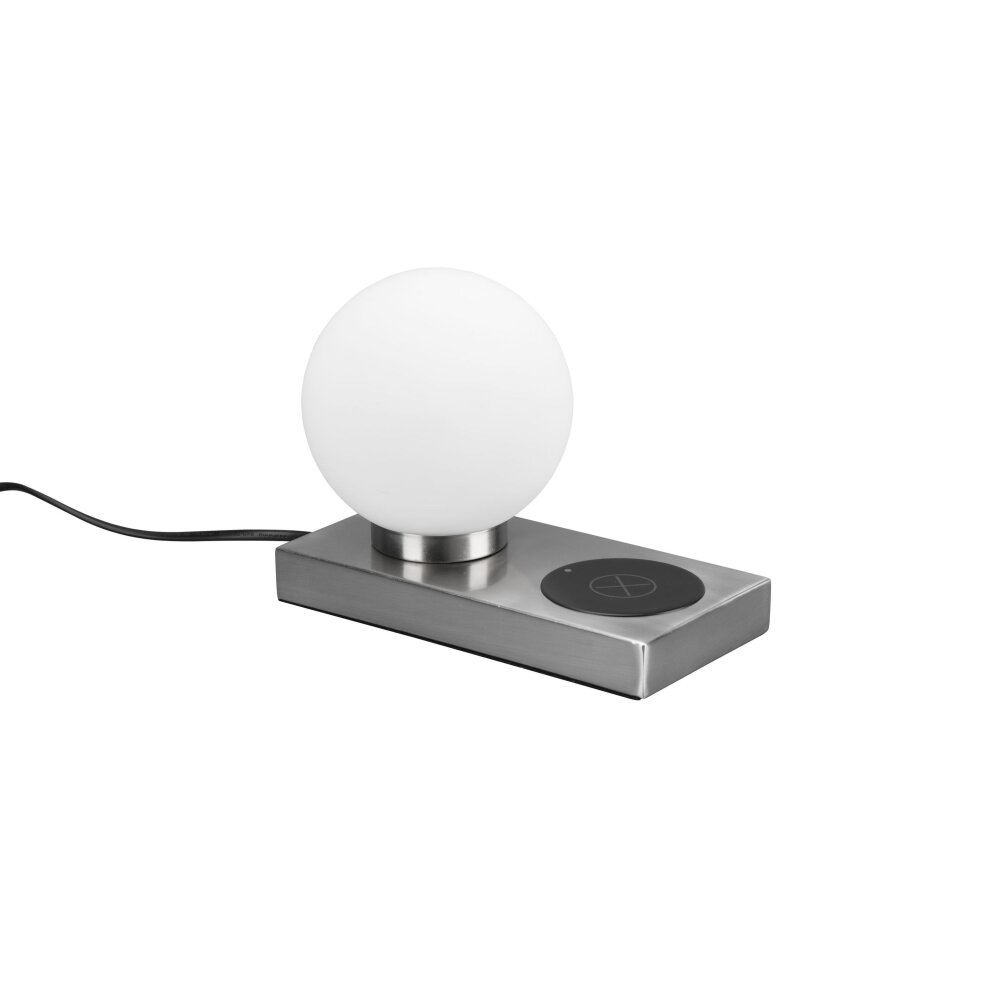 Lampe de table Reality Chloe Nickel mat, 1 lumière