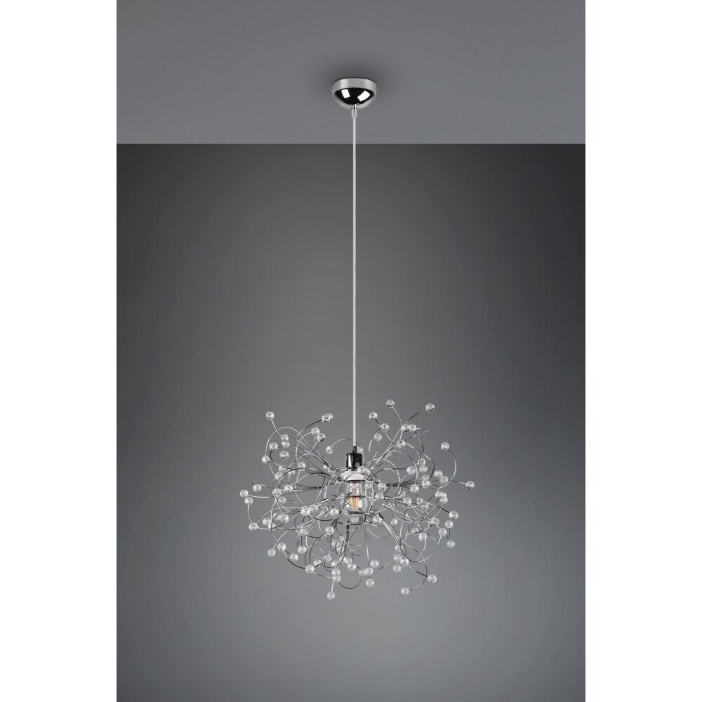 Suspension Reality Gloria Chrome, 1 lumière