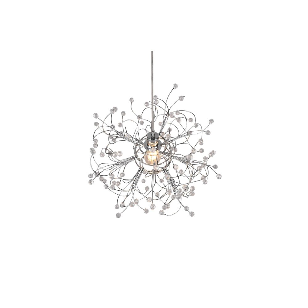 Suspension Reality Gloria Chrome, 1 lumière