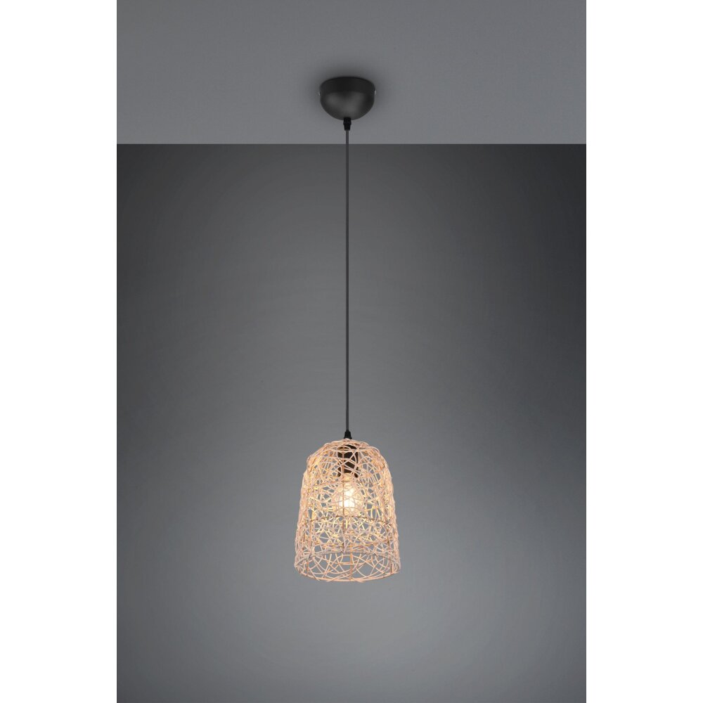 Suspension Reality Lovis Noir, 1 lumière main product photo