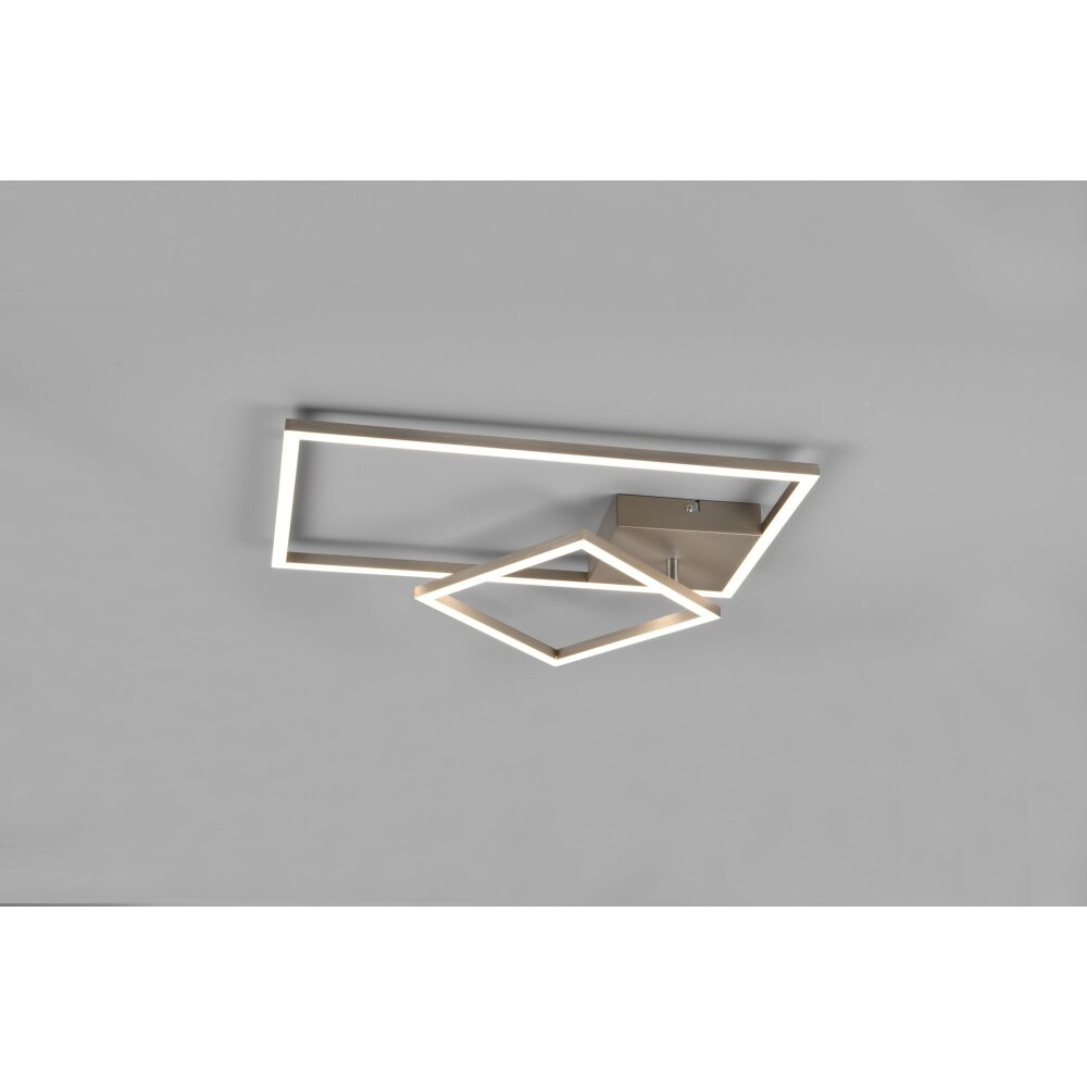 Plafonnier Reality Padella LED Nickel mat, 1 lumière main product photo