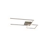Plafonnier Reality Padella LED Nickel mat, 1 lumière