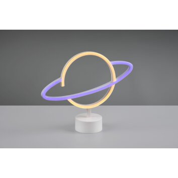 Lampe de table Reality Planet LED Blanc, 1 lumière