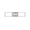 Plafonnier Reality Rigido LED Nickel mat, 1 lumière, Télécommandes