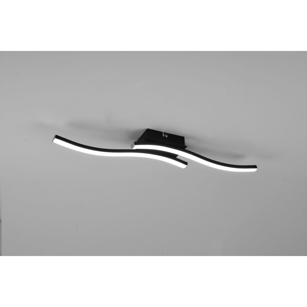 Plafonnier Reality Route LED Noir, 2 lumières main product photo