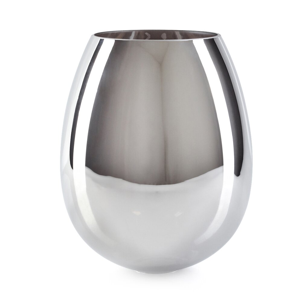 Abat-jour en verre Vevino Verre de rechange, pièce de rechange Chrome, Fumé main product photo
