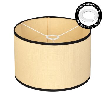 Chellas pièce de rechange, Abat-jour beige, Écru, Noir Chellas pièce de rechange, Abat-jour beige, Écru, Noir