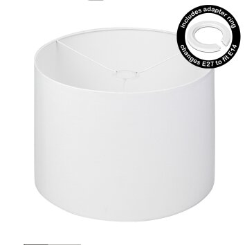 Abat-jour en tissu Bassagoda pièce de rechange, Abat-jour Blanc Abat-jour en tissu Bassagoda pièce de rechange, Abat-jour Blanc