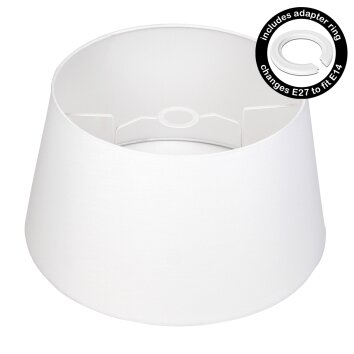 Abat-jour en tissu Bassagoda pièce de rechange, Abat-jour Blanc Abat-jour en tissu Bassagoda pièce de rechange, Abat-jour Blanc