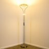 Lampadaire à vasque Donna LED Nickel mat, 1 lumière