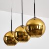 Koyoto Suspension, Boule lumineuse, Suspension Or, 3 lumières