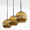 Koyoto Suspension, Boule lumineuse, Suspension Or, 3 lumières