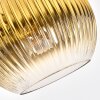 Koyoto Lampadaire Chrome, Noir, 1 lumière