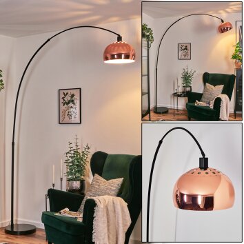 Baloca Lampadaire, Lampadaires arc Noir, 1 lumière