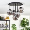 Gastor Plafonnier, Boule lumineuse 45 cm Fumé, 5 lumières