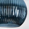 Koyoto Suspension, Boule lumineuse, Suspension grappe 35 cm Ambre, Or, Cuivré, Fumé, 4 lumières