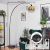Baloca Lampadaire, Lampadaires arc Noir, 1 lumière