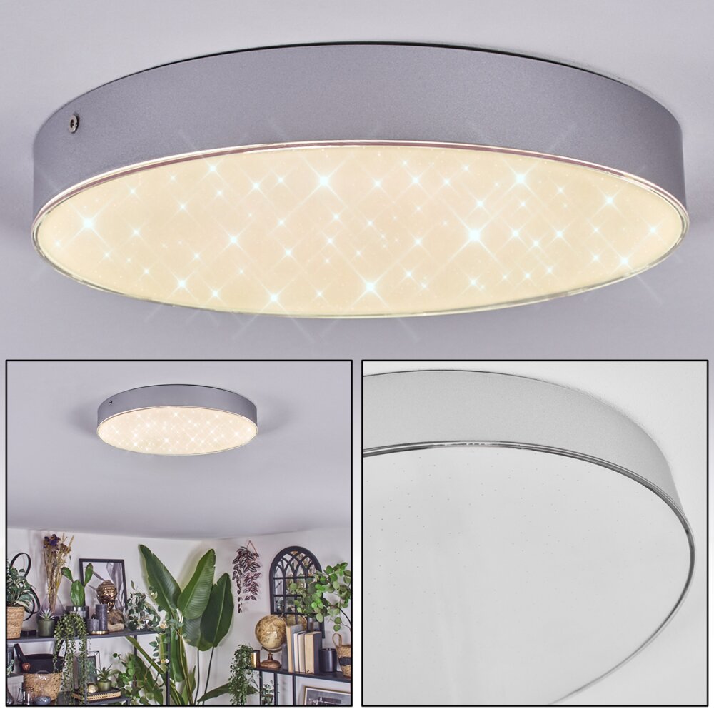 Elmar Plafonnier LED Argenté, 1 lumière main product photo