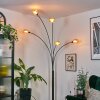 Nikkala Lampadaire Noir, 5 lumières