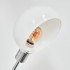 Nikkala Lampadaire Chrome, Blanc, 3 lumières