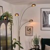 Nikkala Lampadaire Chrome, Blanc, 3 lumières