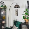 Baloca Lampadaire, Lampadaires arc Chrome, Noir, 1 lumière