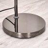 Koyoto Lampadaire, Lampadaires arc Chrome, Noir, 1 lumière