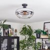 Mertola Plafonnier Clair, Fumé, 1 lumière