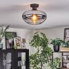 Mertola Plafonnier Clair, Fumé, 1 lumière