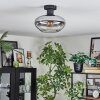 Mertola Plafonnier Clair, Fumé, 1 lumière