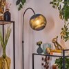 Koyoto Lampadaire, Lampadaires arc Chrome, Noir, 1 lumière