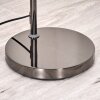Koyoto Lampadaire, Lampadaires arc Chrome, Noir, 1 lumière
