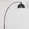 Baloca Lampadaire, Lampadaires arc Noir, 1 lumière