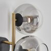 Koyoto Boule lumineuse, Applique murale Or, Noir, 3 lumières