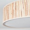 Foggia Plafonnier Nickel mat, 3 lumières