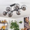 Gastor Plafonnier, Boule lumineuse Fumé, 8 lumières