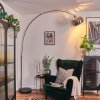 Baloca Lampadaire Nickel mat, Noir, 1 lumière