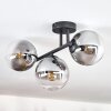 Gastor Plafonnier, Boule lumineuse Clair, Fumé, 3 lumières