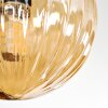 Chehalis Plafonnier, Boule lumineuse Ambre, 3 lumières