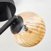 Chehalis Plafonnier, Boule lumineuse Ambre, 3 lumières