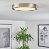 Plafonnier Finsrud LED Nickel mat, 1 lumière
