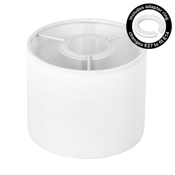 Abat-jour en tissu Bassagoda pièce de rechange, Abat-jour Blanc Abat-jour en tissu Bassagoda pièce de rechange, Abat-jour Blanc
