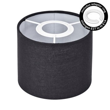 Abat-jour en tissu Bassagoda pièce de rechange, Abat-jour Noir, Blanc Abat-jour en tissu Bassagoda pièce de rechange, Abat-jour Noir, Blanc