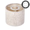 Abat-jour en tissu  Bassagoda pièce de rechange, Abat-jour Écru, Blanc