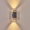 Tureby Lampe murale d´extérieur, Applique murale Anthracite, Transparent, 2 lumières