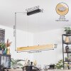 Fugelsta Suspension, Suspension LED Noir, 1 lumière