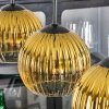 Koyoto Suspension, Boule lumineuse, Suspension Or, Clair, 4 lumières