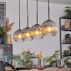 Koyoto Suspension, Boule lumineuse, Suspension Clair, Fumé, 4 lumières